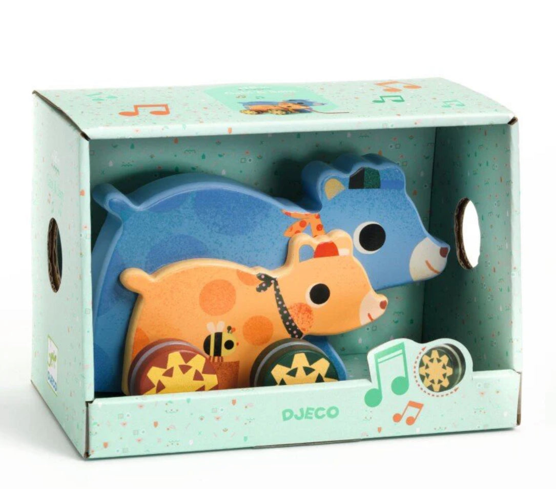 Pull Along Toy Gabi & Sam-DJECO