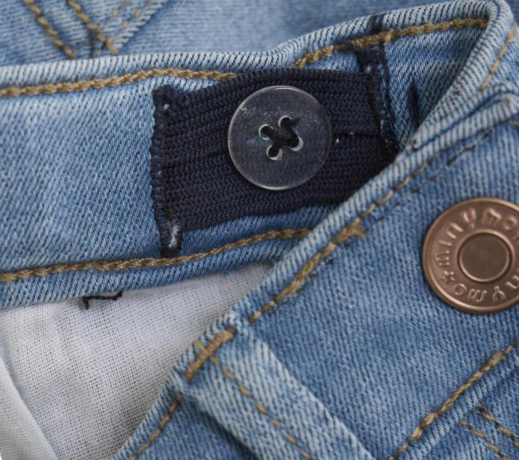 Girl Shorts Power Stretch Light Denim Collection-Minymo