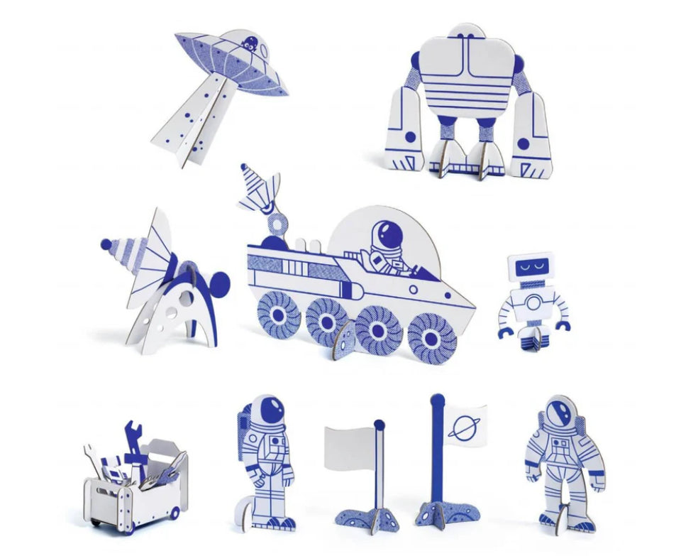 Assemble Play -Space Rocket-Djeco