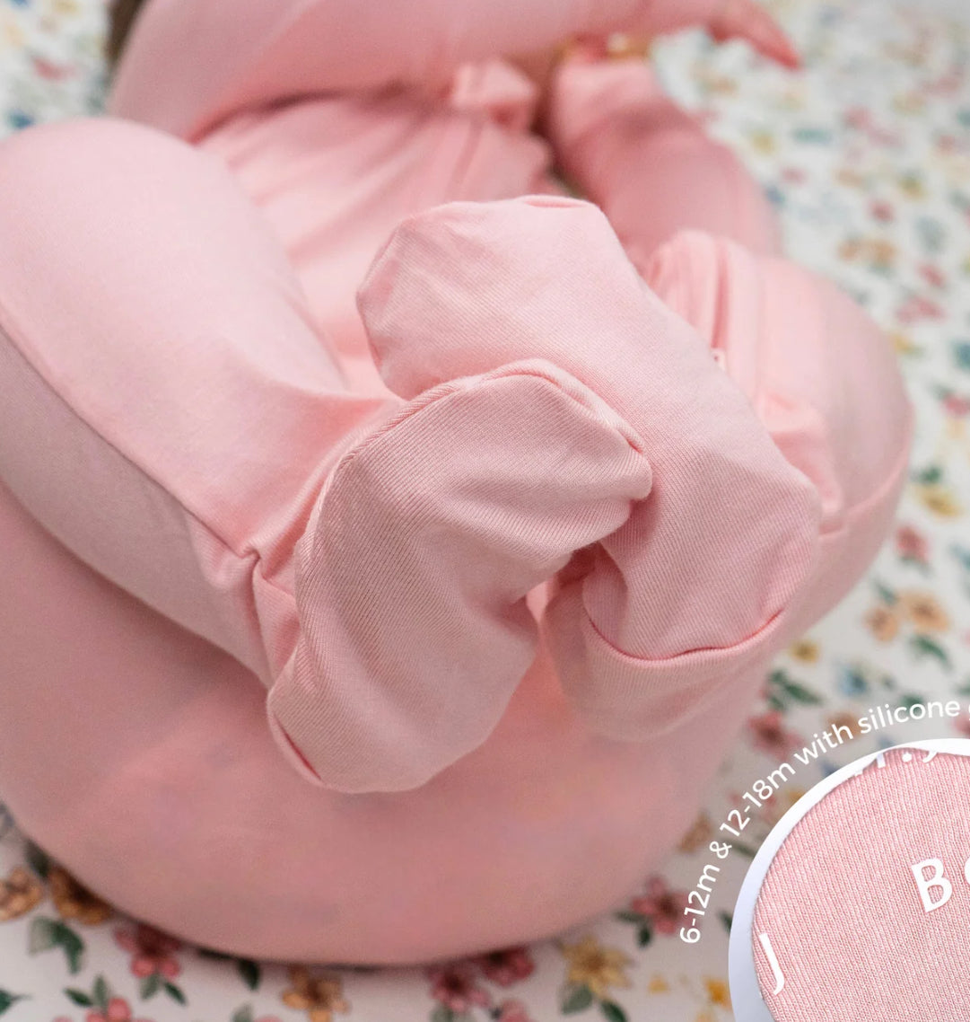 Crystal Rose Footed Zipper Sleeper-Belan.J