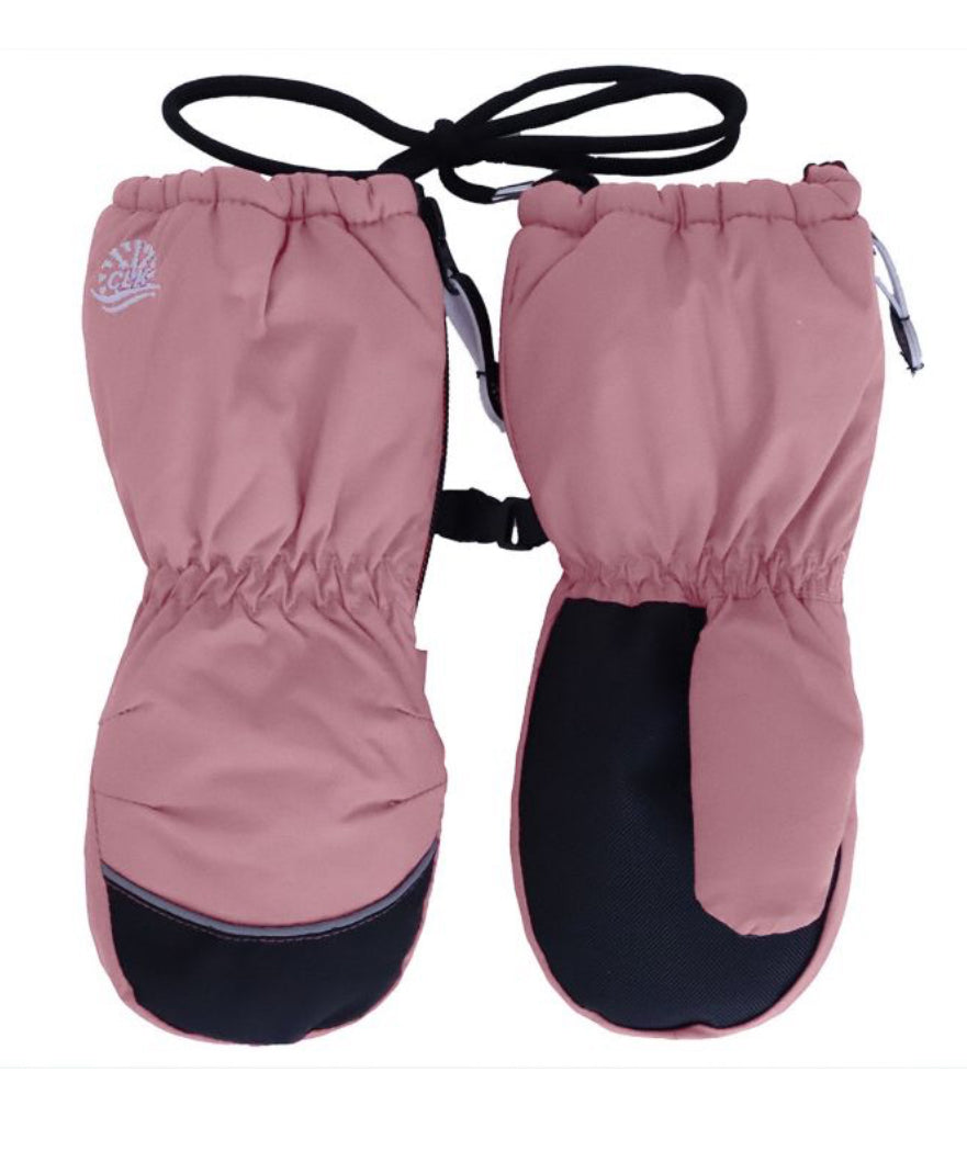 Easy Dressing Waterproof Mittens with Strings (5 Colour Options)-Calikids