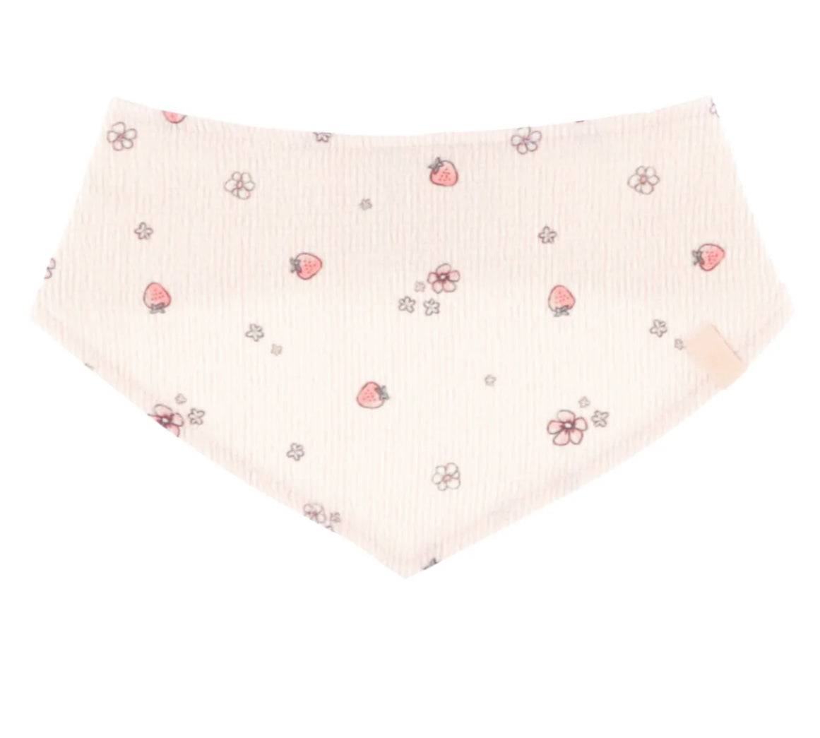Strawberry Pale Pink Reversible Bib-Nano