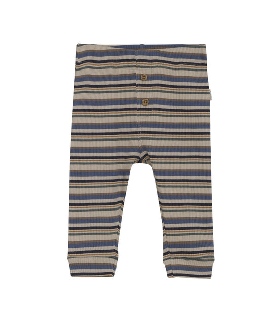 Striped Ribbed Pants -MinyMo-