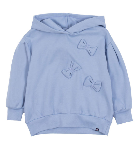 Soft Blue Hooded Sweater -Nano