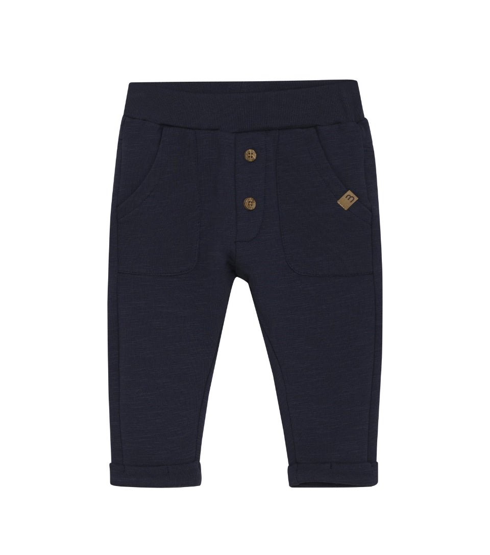 Solid Organic Knit Baby Joggers-MinyMo- 5 Colours