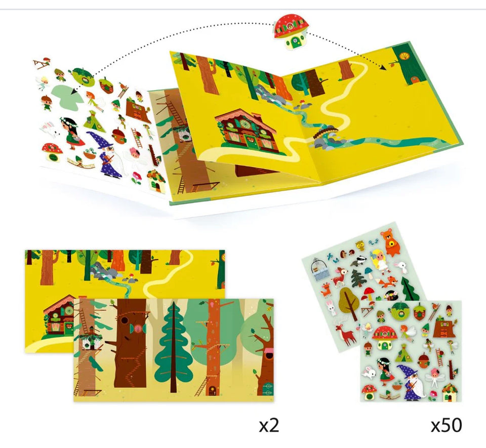 Stickers Story -The Magical Forest-Djeco