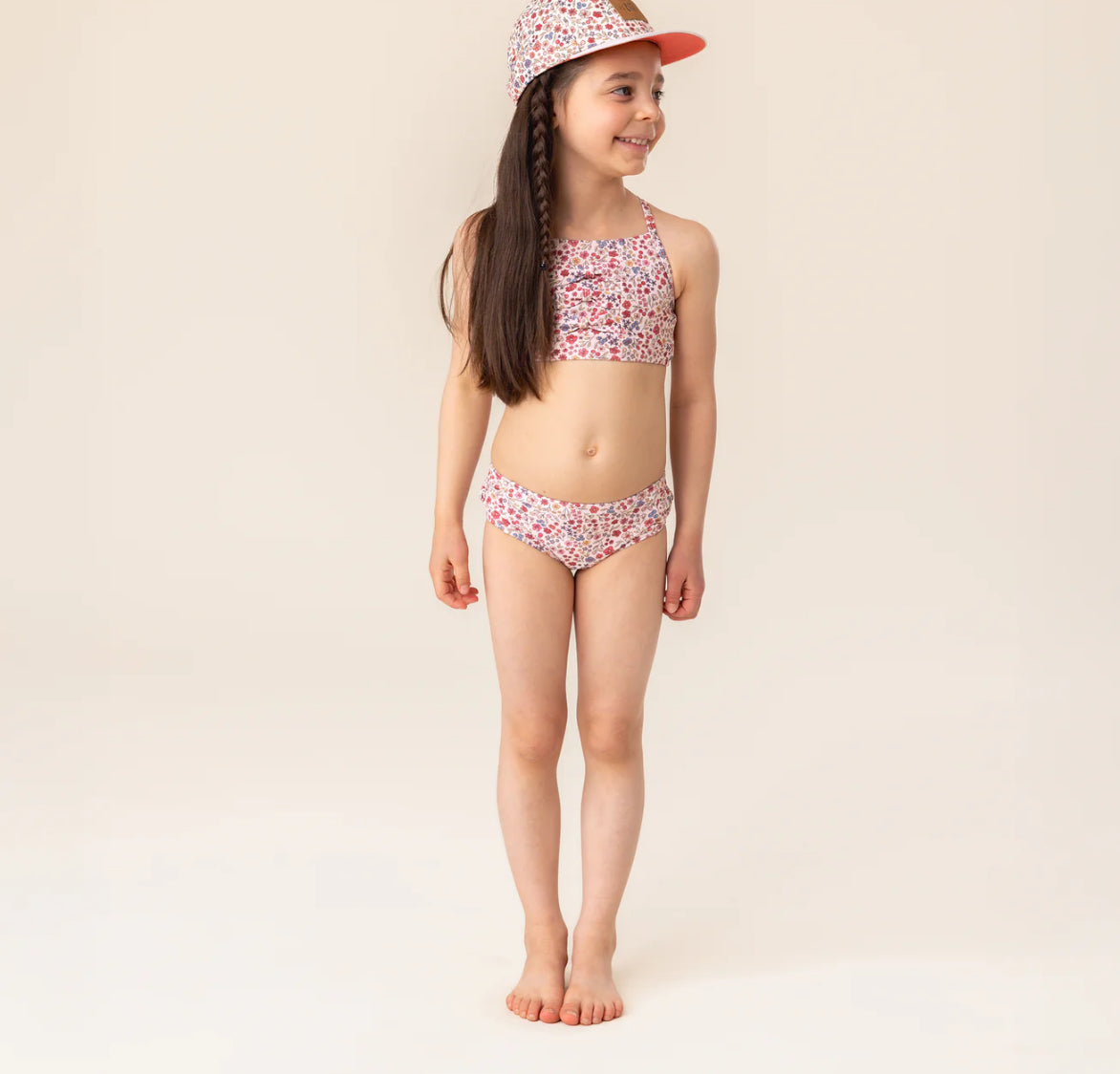 Girls Ivory Two Piece UV Swimsuit-Nano