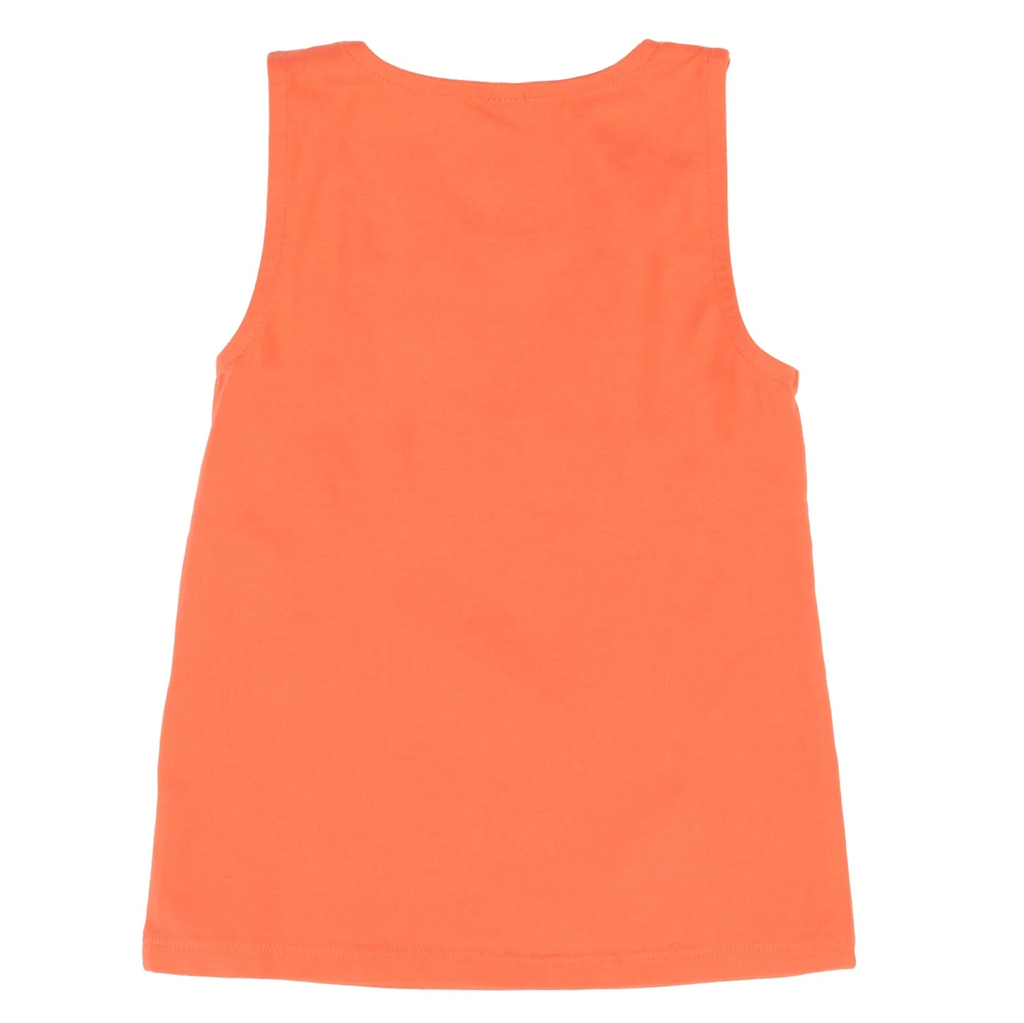 Orange Floral with Applique Top-Nano