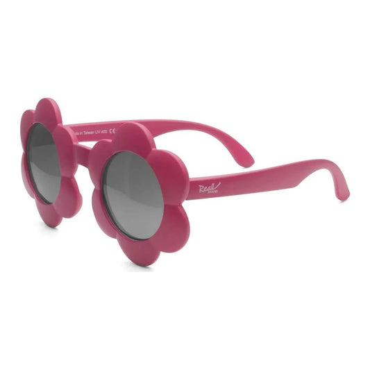 Raspberry Flower Unbreakable UV Fashion Sunglasses-Real Shades