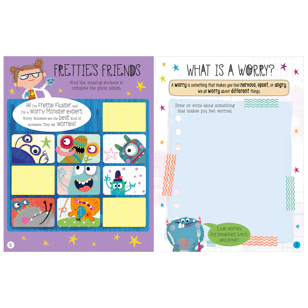 The Very Hungry Worry Monsters - Activity Sticker Book