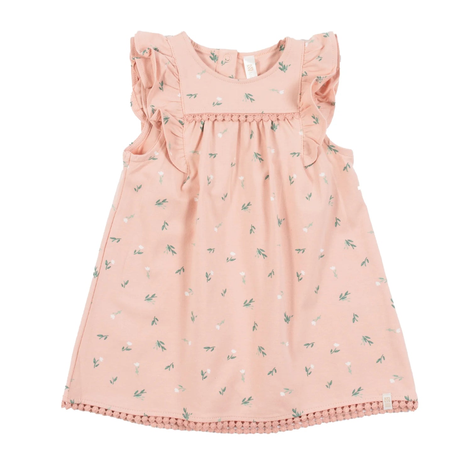 Blush Floral Print Dress Baby. -Nano