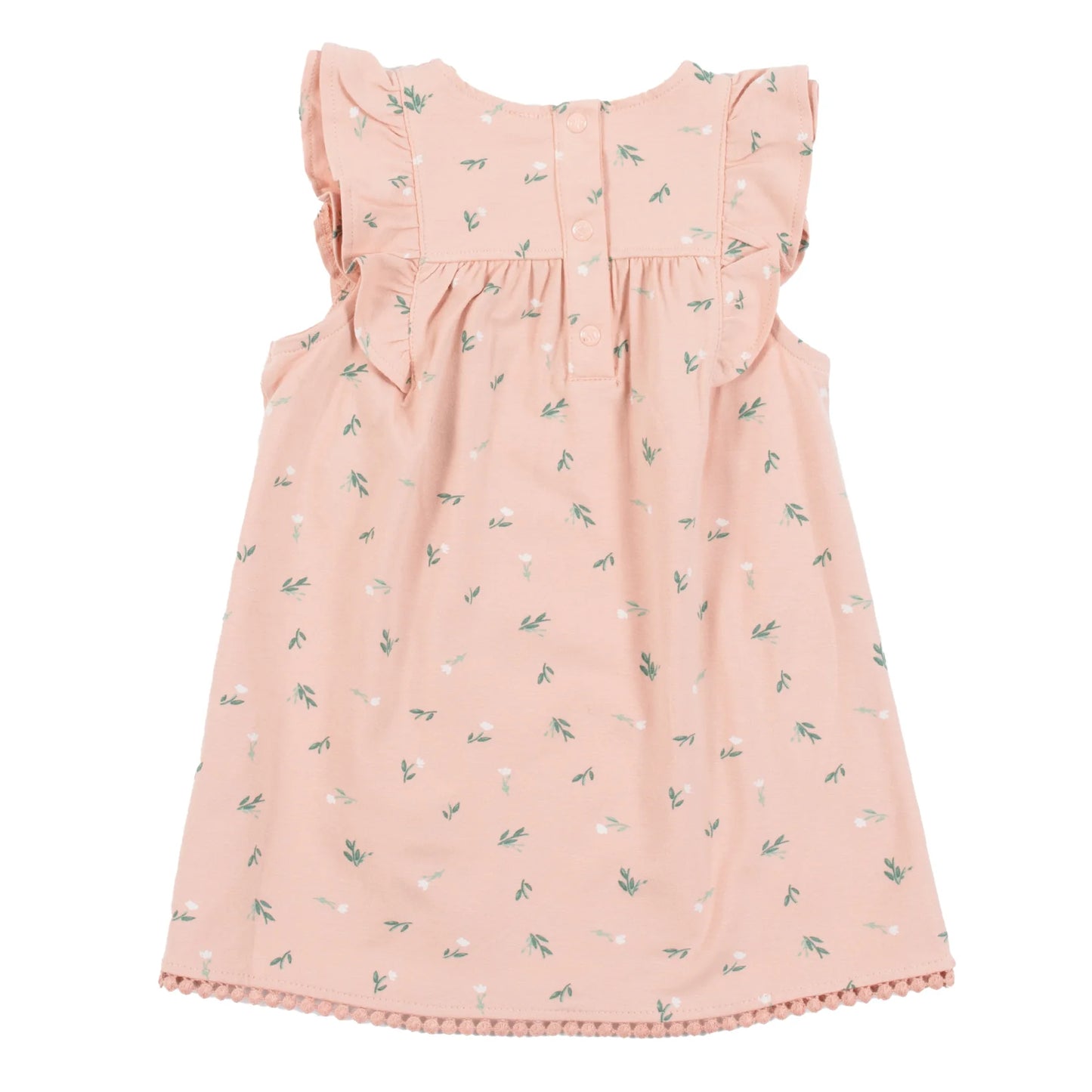 Blush Floral Print Dress Baby. -Nano