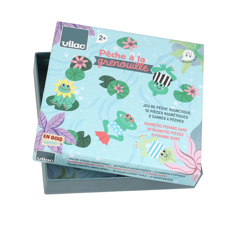 Magnetic Frogs and Fishing Game -Vilac