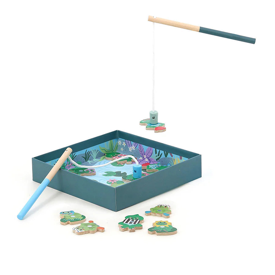 Magnetic Frogs and Fishing Game -Vilac