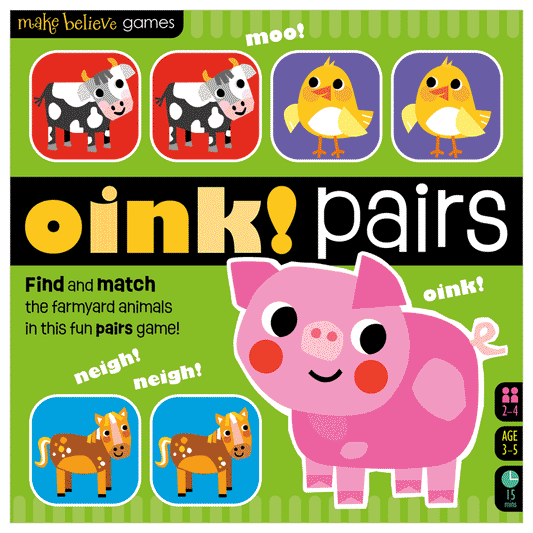 Oink! Pairs Game -Make Believe Games
