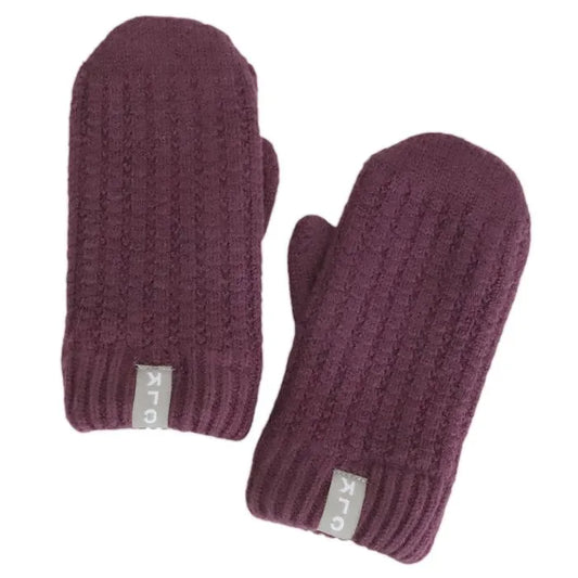 Knit Lined Mid Season Knit Mitts-Calikids
