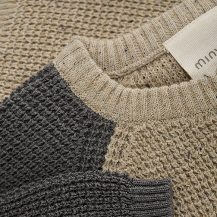 Baby Boy Cardigan in Soft Knit -Minymo