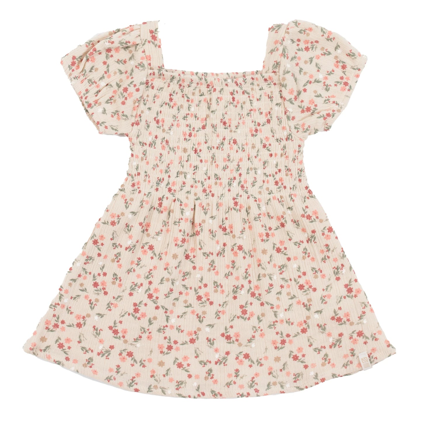 Vintage Floral Print Dress Baby. -Nano