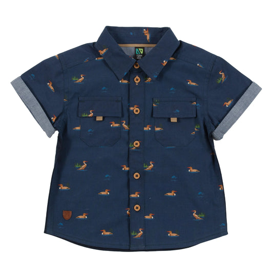 Navy Duck Shirt -Nano