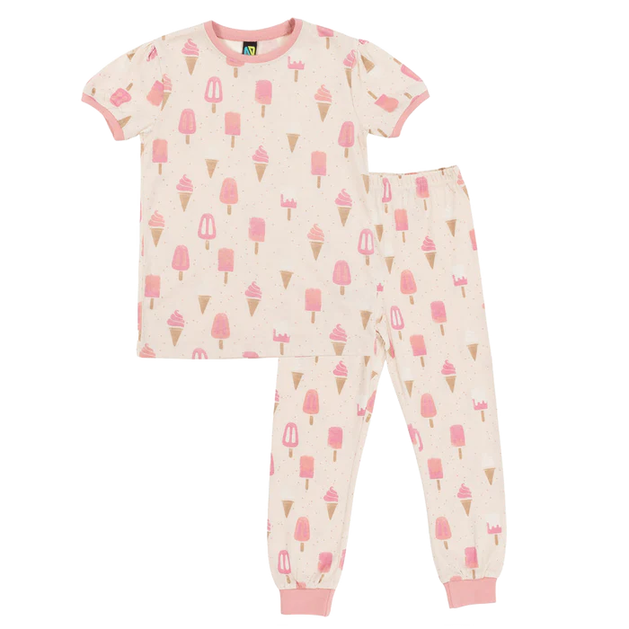 Pink Ice Cream 2pc Pjs -Nano