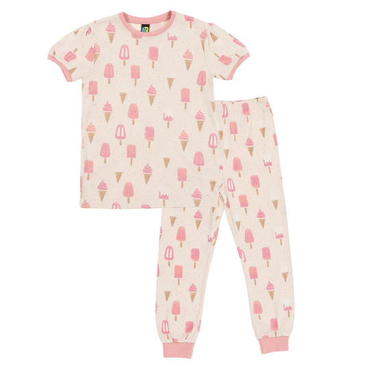 Pink Ice Cream 2pc Pjs -Nano