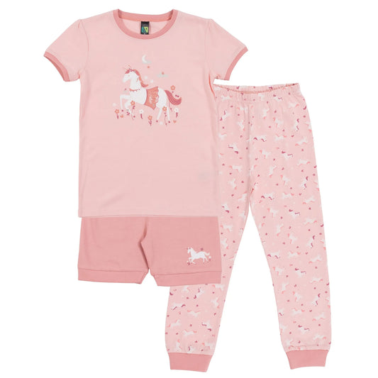 Soft Pink UnicornGlow in the Dark 3 pc Pjs -Nano