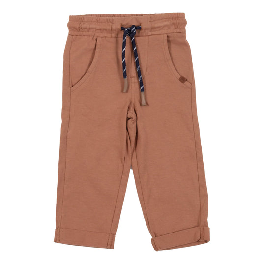 Tan Light Weight Knit Pants Baby- Nano