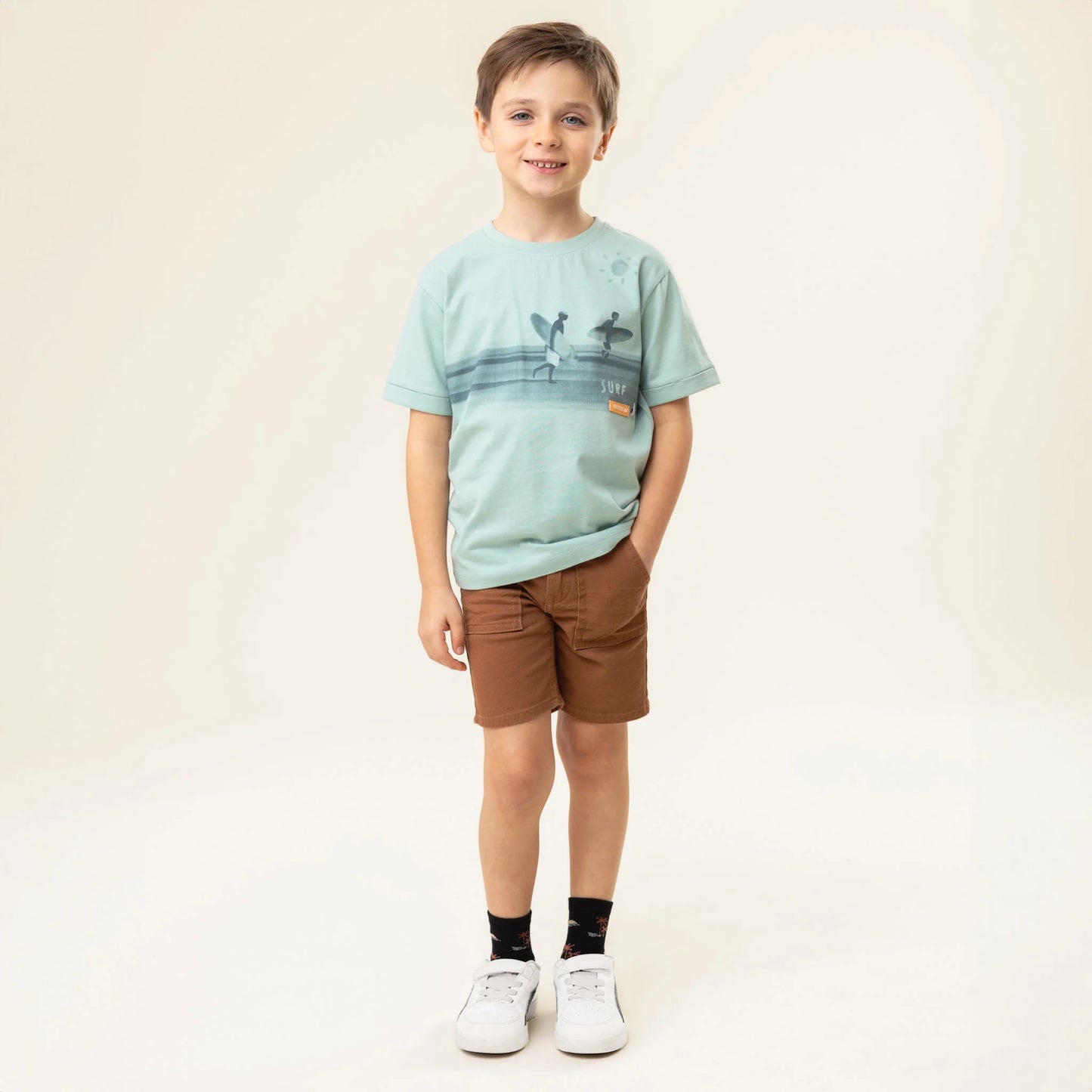 Sage Green Surf Beach Tishirt Nano