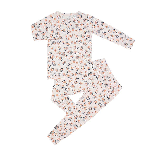 Peachy Blossom Long Sleeve PJ Set-Belan.J