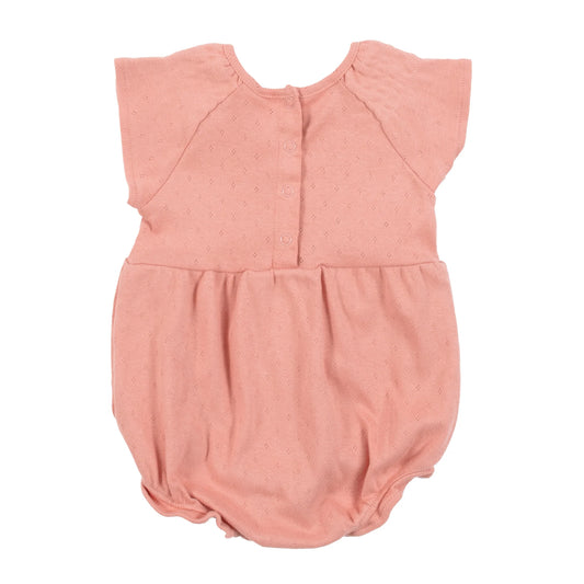Rose Knit Baby Romper-Nano