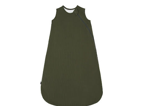 Forest Green Ribbed Bamboo 1.0 TOG Sleep Sack-Belan.J
