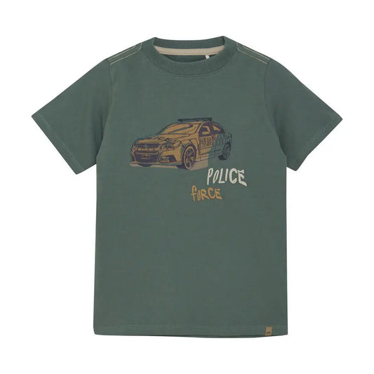 Green Police Tishirt-Minymo