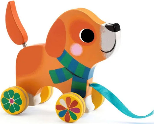 Pull Along Toy-Lou-Djeco