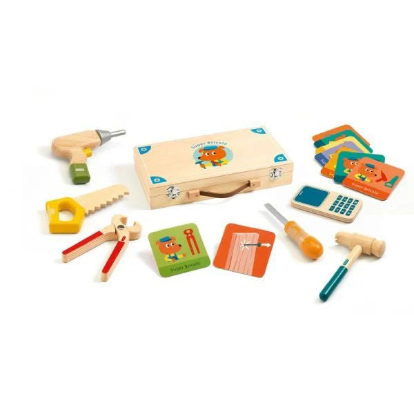 Super Bricolo Wooden Tool Kit -Djeco