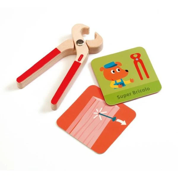 Super Bricolo Wooden Tool Kit -Djeco