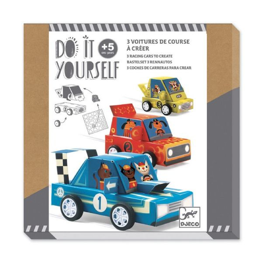 Grand Prix 3 Racing Cars -Djeco