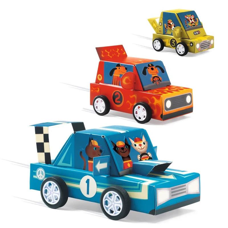 Grand Prix 3 Racing Cars -Djeco