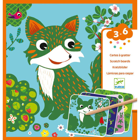 Scratch Cards-Country Creatures-Djeco