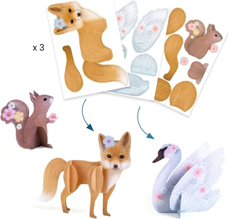 Multi Activity Box-Fluffy Box-Djeco