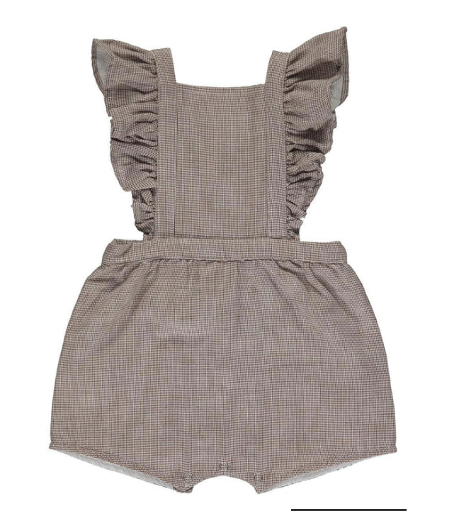 Emma Romper Micro Check -4 Colour Ways -Vignette
