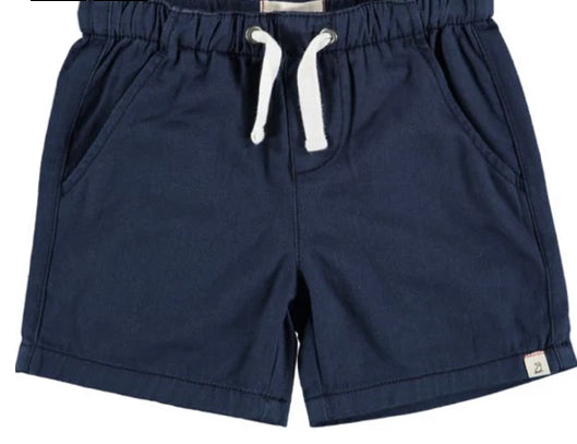 Navy Knit Shorts-Me And Henry