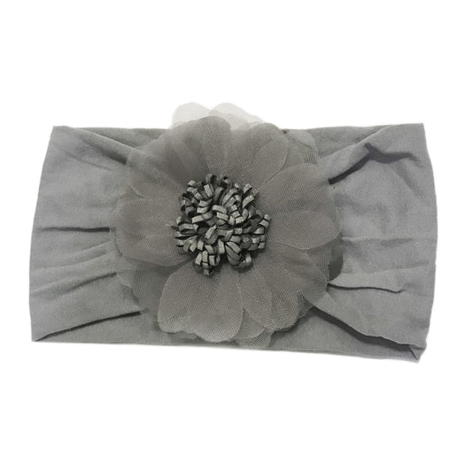 Nylon Flower Headwrap-Baby Wisp