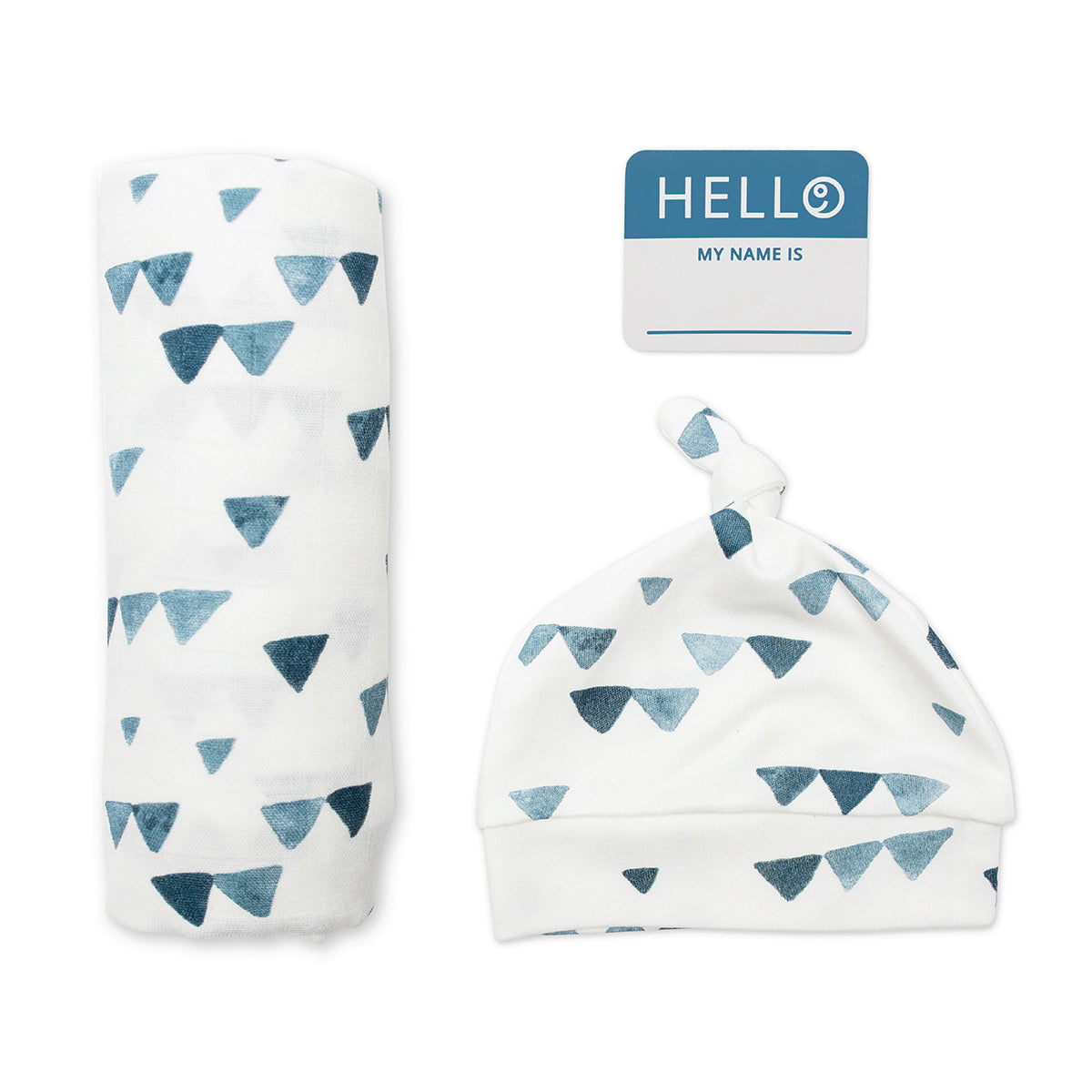 Hello World Blanket & Knotted Hat Sets-Lulujo
