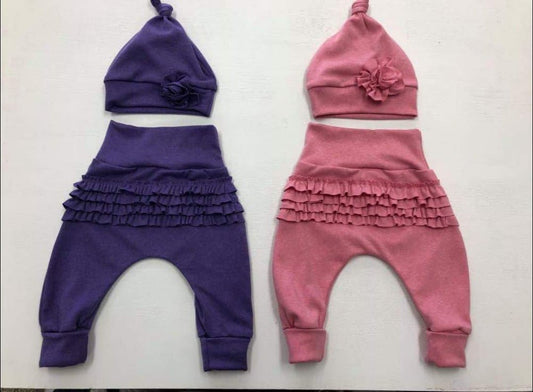 handmade, grow pants, harem pants, baby pants