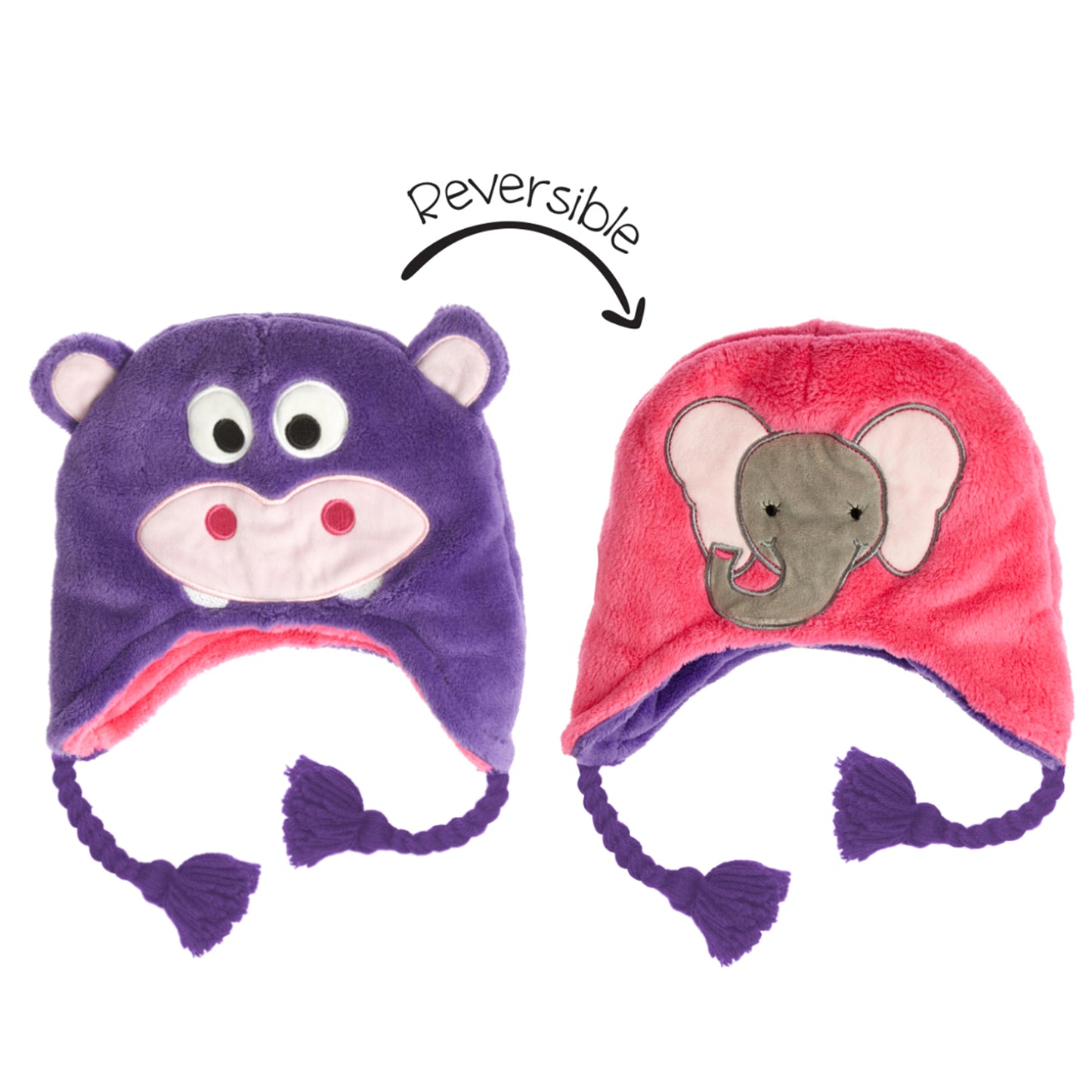 Reversible Animal Hats