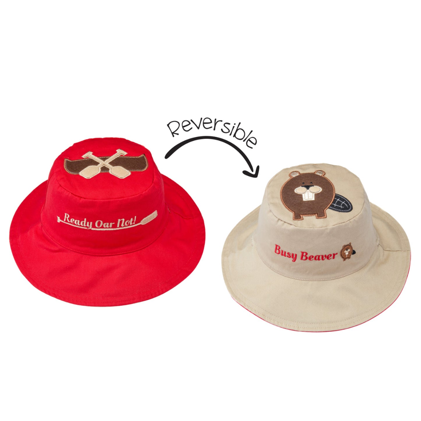 Sun hat Canvas Reversible- Boy/Unisex-Flapjacks
