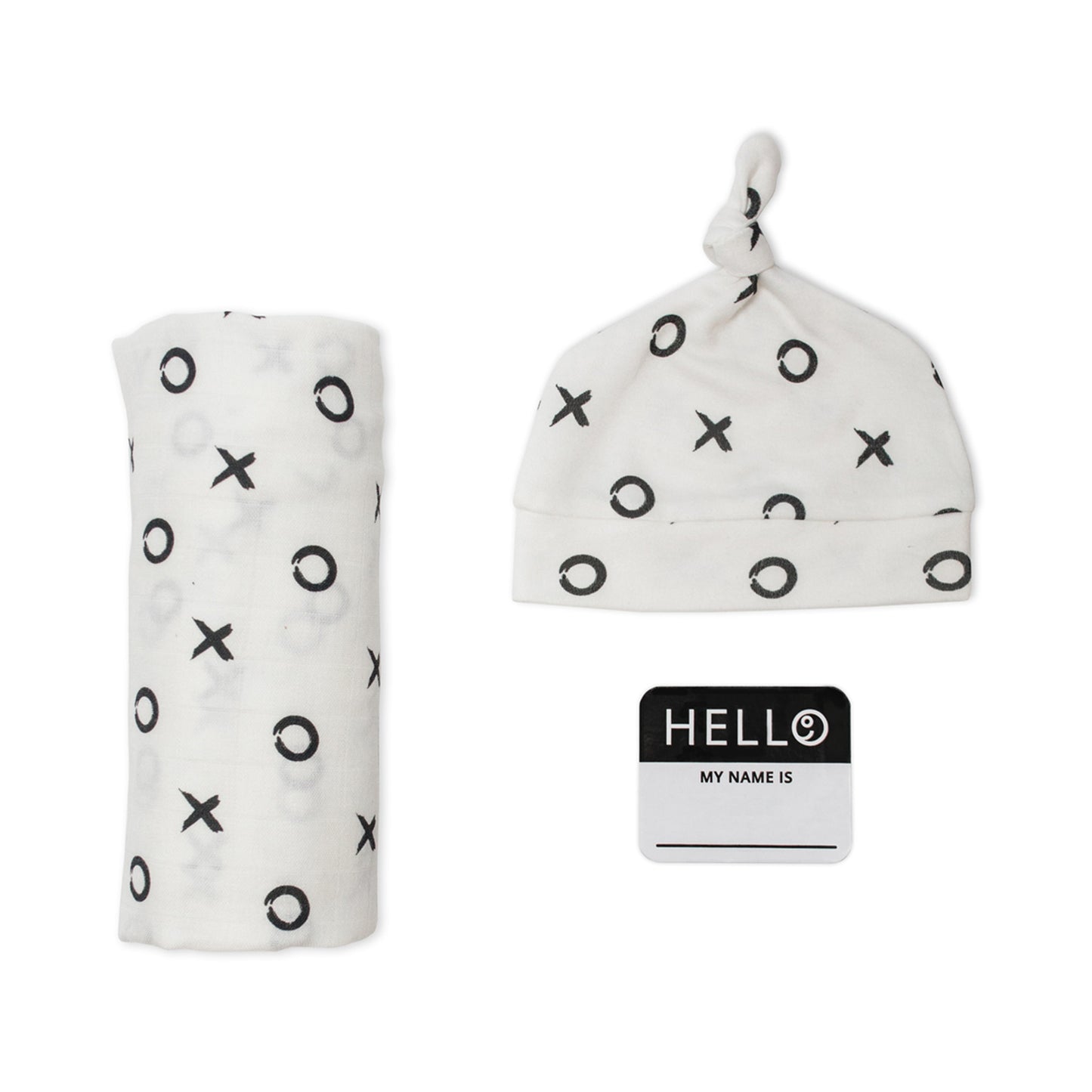 Hello World Blanket & Knotted Hat Sets-Lulujo