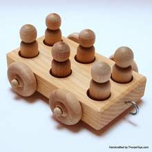 2 Car Wooden Train -Thorpe Toys