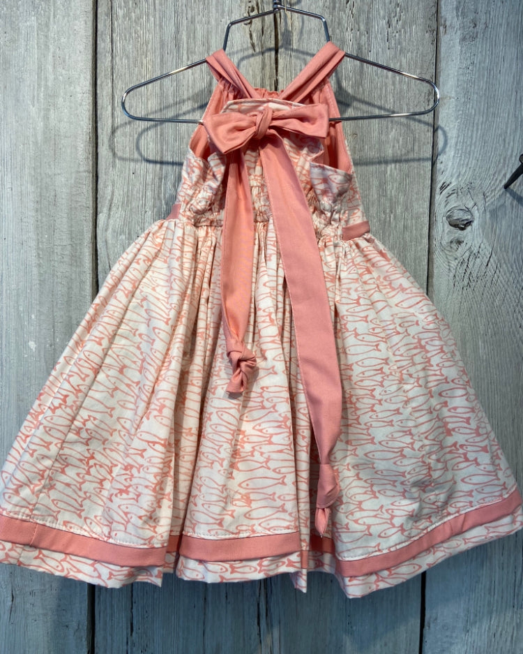 Bow Back Maddy Fish Dress-Niffers Handmade