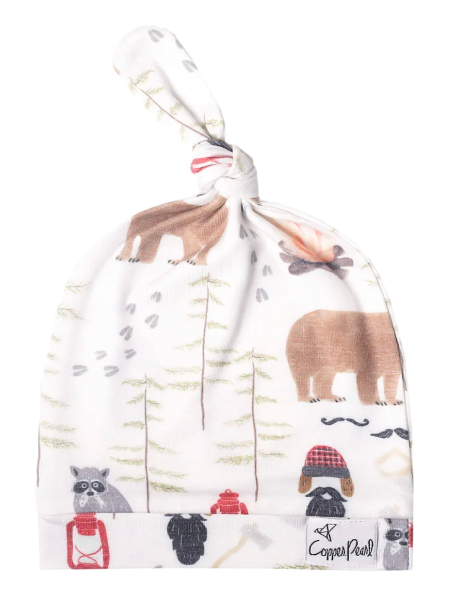 Gender Neutral/Boy Knot Hat-Copper Pearl